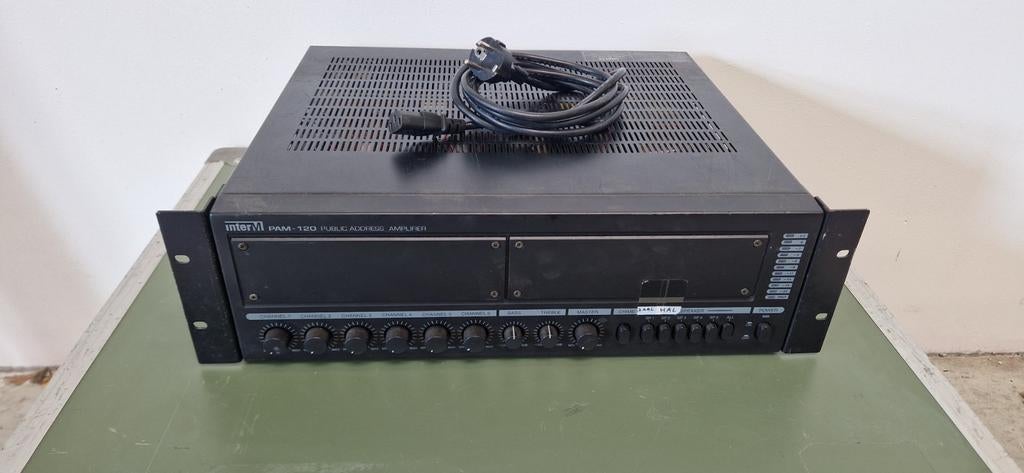 InterM PAM-120 versterker/mixer 70 en 100 volt, Ophalen of Verzenden