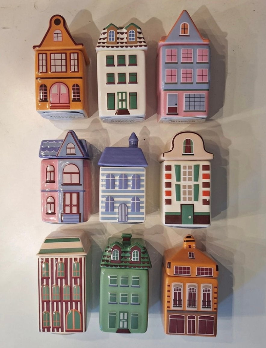 Set van 18 Nordic spice houses (2x 9 stuks), Overige merken, Keramiek, Overige typen, Nieuw