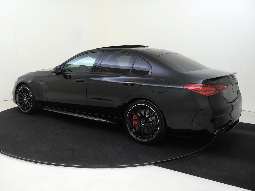 Mercedes-Benz C-klasse AMG 63 S E Performance / Premium Plus, Auto's, Automaat, 4 cilinders, 2065 kg, Zwart