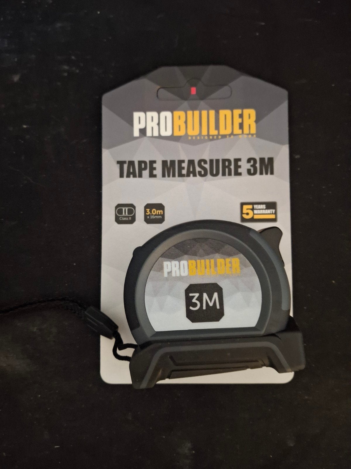PROBUILDER Rolmaat 3 meter - Nieuw, Doe-het-zelf en Verbouw, Gereedschap | Handgereedschap, Ophalen of Verzenden, Nieuw, Rolmaat/meetlint