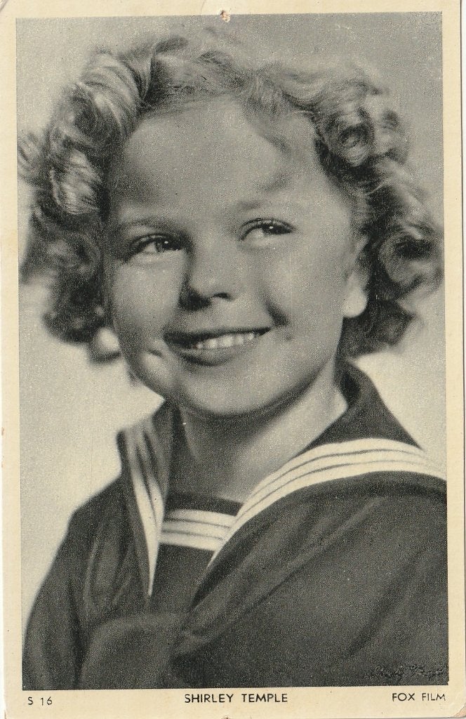 FILMSTER SHIRLEY TEMPLE JAREN 30 ZEER MOOIE OUDE KAART KO470, Ophalen of Verzenden, 1920 tot 1940, Ongelopen, Sterren en Beroemdheden
