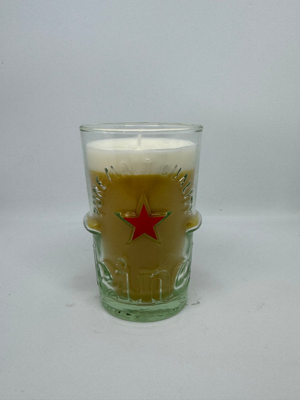 Unieke zelfgemaakte bierkaars - Heineken, Huis en Inrichting, Woonaccessoires | Kandelaars en Kaarsen, Verzenden, Overige merken