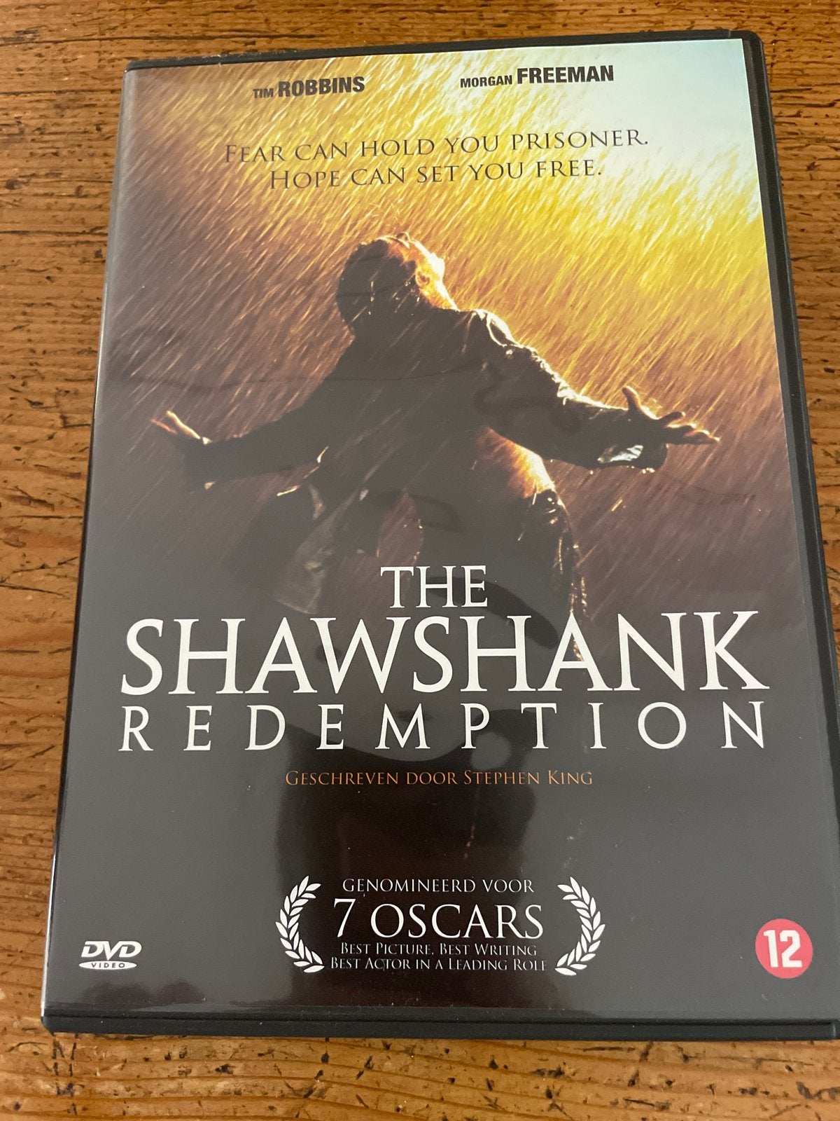 The Shawshank Redemption DVD - Stephen King, Cd's en Dvd's, Dvd's | Thrillers en Misdaad, Gebruikt, Overige genres, Inclusief doosje