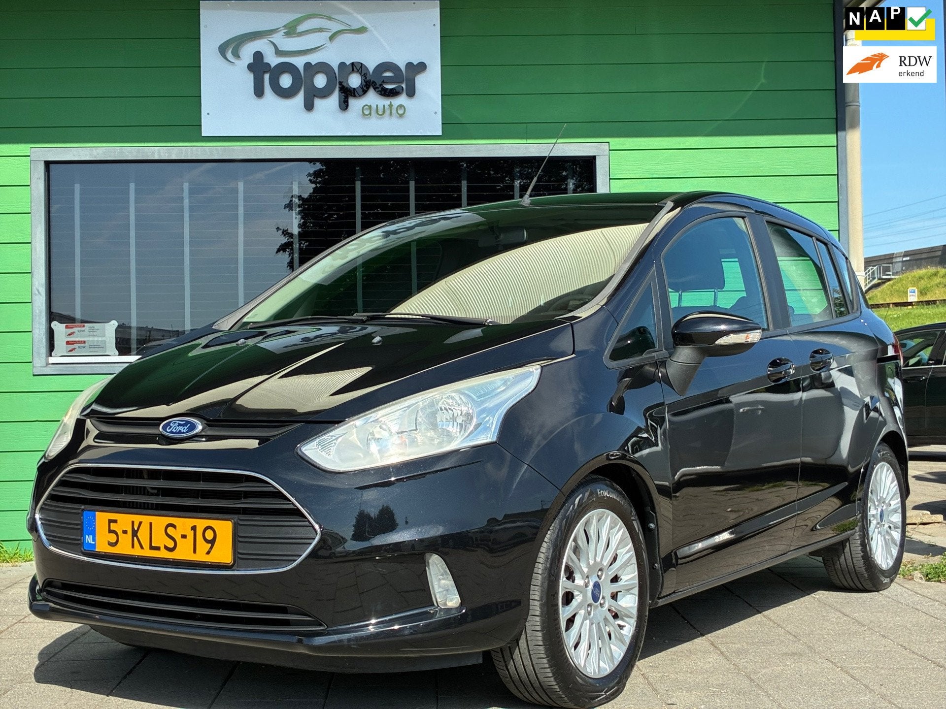 Ford B-Max 1.0 EcoBoost Trend | 2e Eigenaar | Airco | Cruise, Auto's, Voorwielaandrijving, Euro 5, 101 pk, Gebruikt