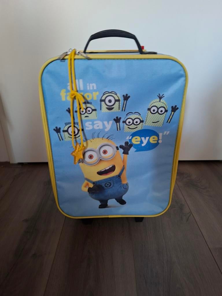 Leuke Minion Kinderkoffer met Wieltjes, Ophalen