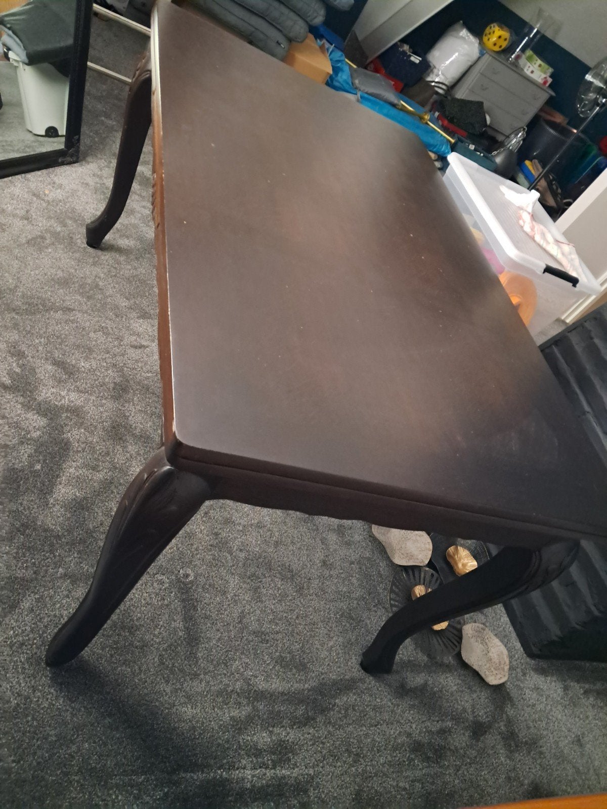 uitschuifbare eettafel., Ophalen, Gebruikt, 200 cm of meer, 50 tot 100 cm