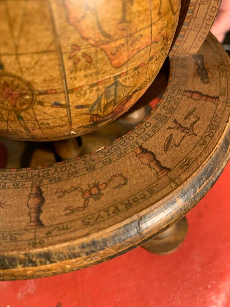 Antieke wereldbol met astrologische ring, Ophalen, Gebruikt, Analoog, Overige typen