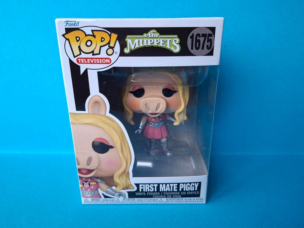 Funko Pop! Pop 1675 Miss Piggy NIEUW Muppets First Mate, Ophalen of Verzenden, Nieuw