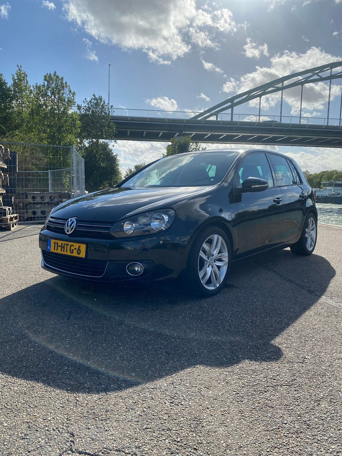 Volkswagen Golf 1.4 TSI 118KW 2009 Zwart, Auto's, Voorwielaandrijving, 4 cilinders, Zwart, Origineel Nederlands