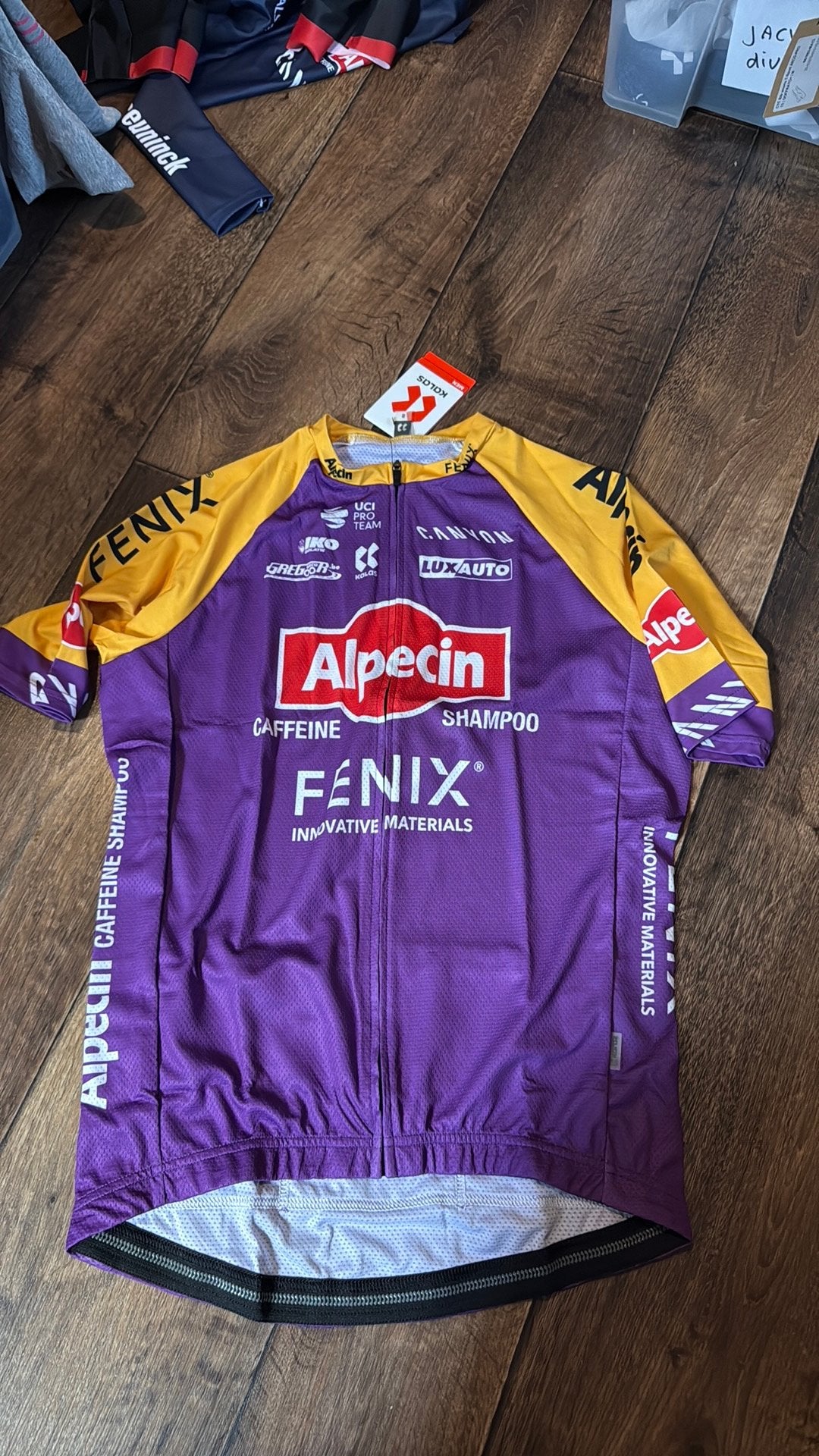 Team Alpecin Fenix wielershirt maat XL, Fietsen en Brommers, Fietsaccessoires | Fietskleding, Nieuw, Ophalen of Verzenden, H, H