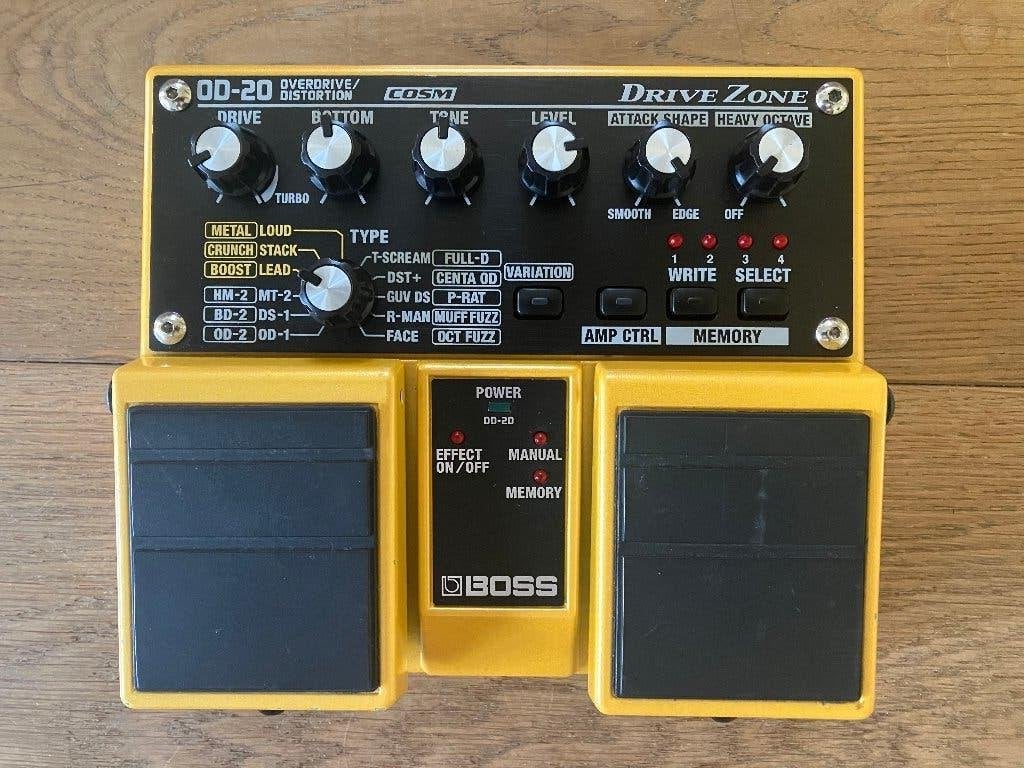 Boss OD-20 Overdrive/Distortion pedaal, Ophalen of Verzenden, Zo goed als nieuw, Distortion, Overdrive of Fuzz