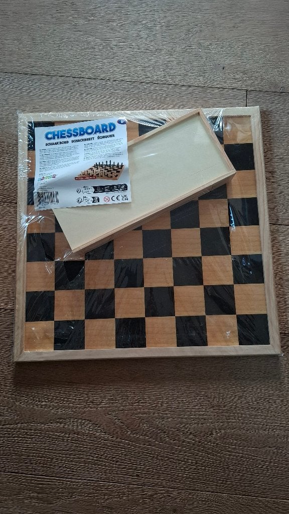 Schaakbord/dambord incl. Schaakstukken, Een of twee spelers, Ophalen, Nieuw