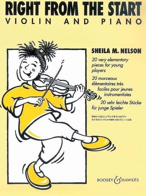 Right From The Start - Violin And Piano by Sheila M. Nelson, Ophalen, Klassiek, Les of Cursus, Zo goed als nieuw