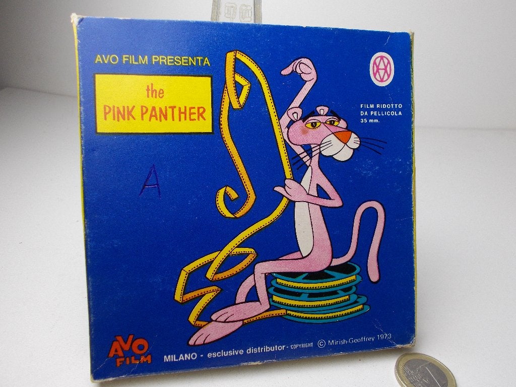 1973 8 mm film THE PINK PANTHER I.z.g.st., Ophalen of Verzenden, Overige figuren, Zo goed als nieuw, Gebruiksvoorwerp