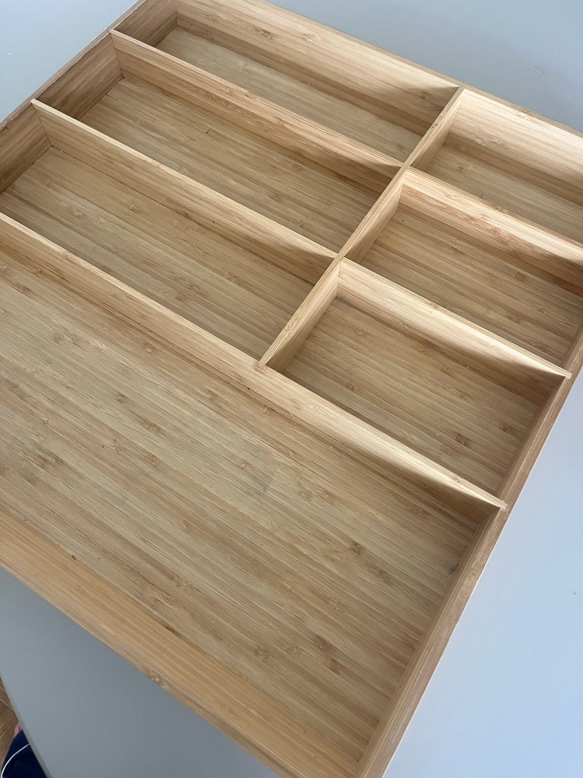 IKEA UPPDARE Bestekbak Bamboe - 52x50 cm, Overige typen, Hout, IKEA, Zo goed als nieuw