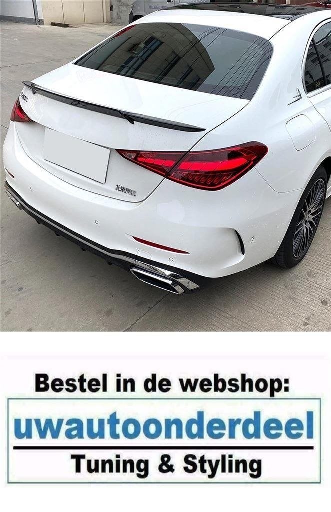 Spoiler Achterklep AMG look Glans Voor MB C Klasse W206, Verzenden, Automotive Parts, A.parts@hotmail.nl, Trasmolenlaan 12 3447 GZ Woerden