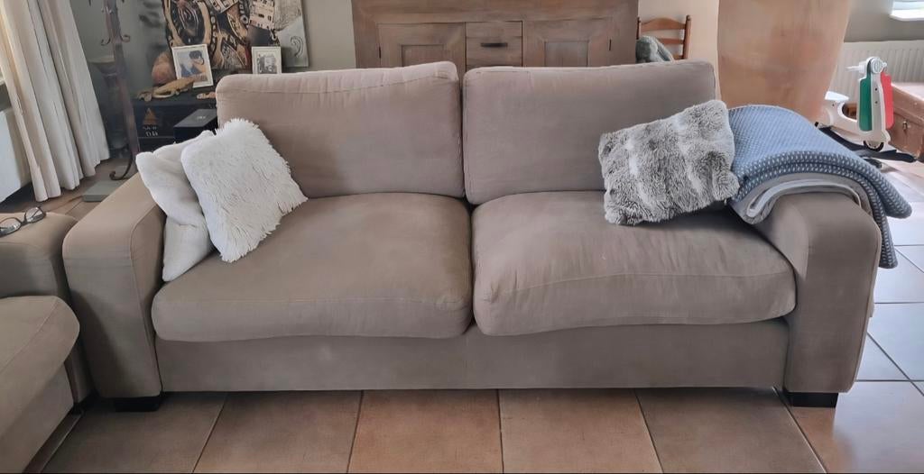 Robuuste bank Landleven stijl, Ophalen, Gebruikt, 75 tot 100 cm, 200 tot 250 cm