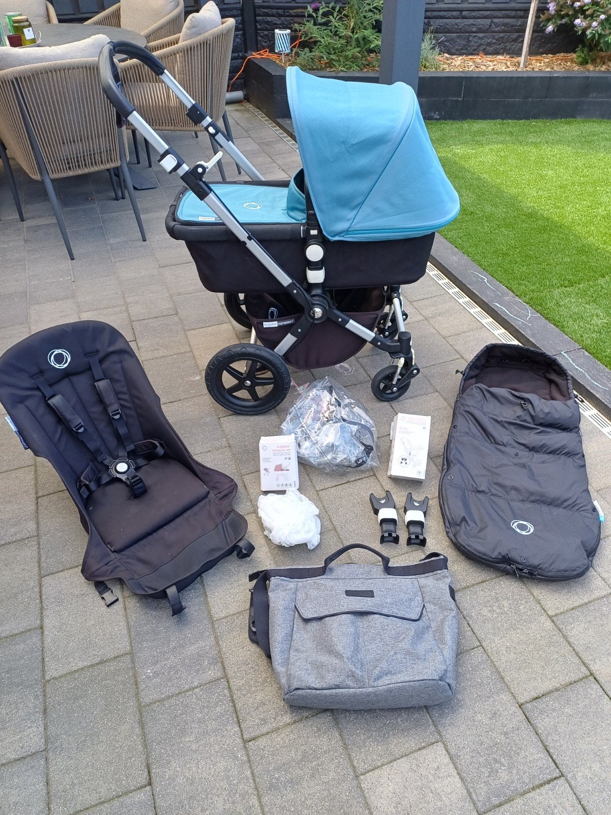 Mooie complete Bugaboo Cameleon 3, Kinderen en Baby's, Kinderwagens en Combinaties, Ophalen, Gebruikt, Bugaboo, Verstelbare duwstang