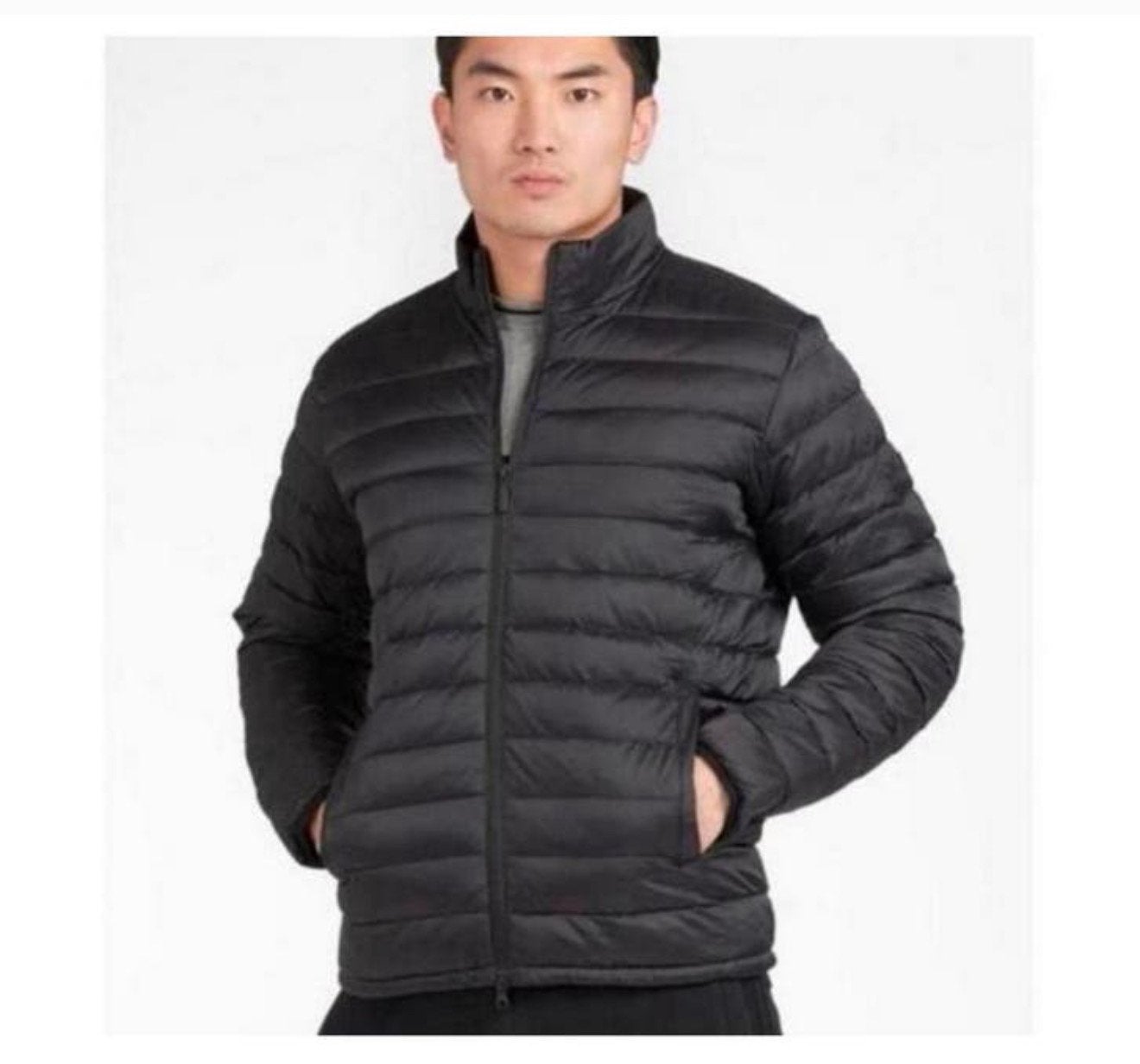 BARBOUR Racer Impeller Gewatteerde Jacket S tussen-jas men’s, Zwart, Ophalen of Verzenden, Zo goed als nieuw, H