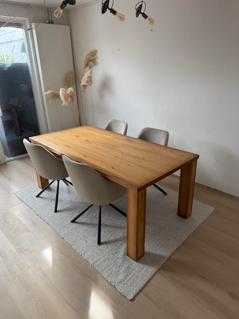 Eetkamertafel, Huis en Inrichting, Tafels | Eettafels, Ophalen, Zo goed als nieuw