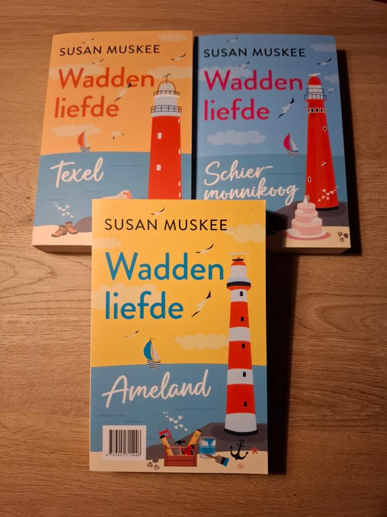 Susan Muskee - Terschelling & Ameland 3 boeken voor 15 euro, Ophalen of Verzenden, Zo goed als nieuw, Susan Muskee