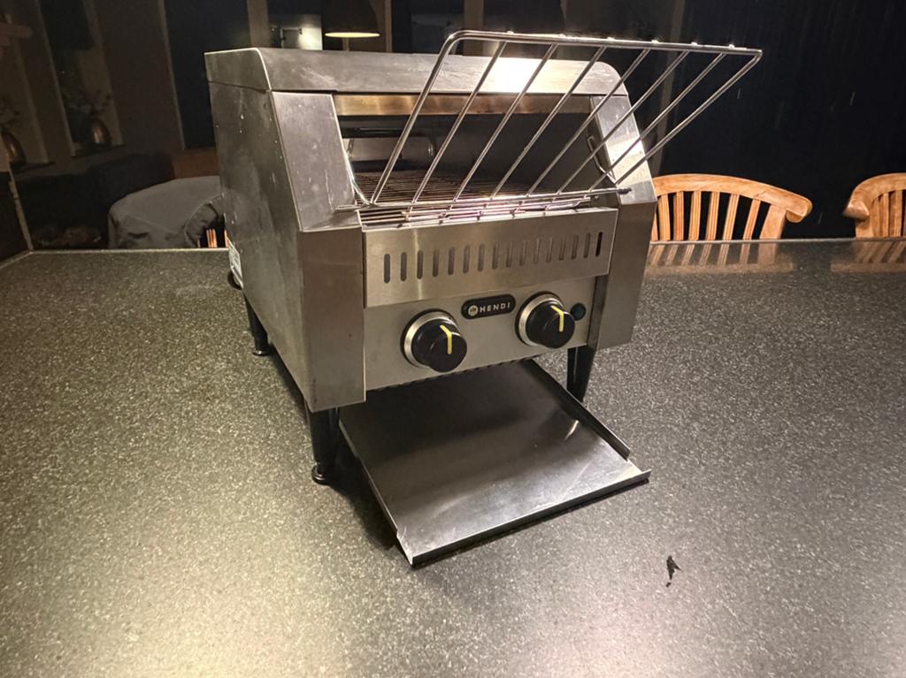 HENDI Conveyor Toaster Double – zo goed als nieuw, Ophalen of Verzenden, Zo goed als nieuw