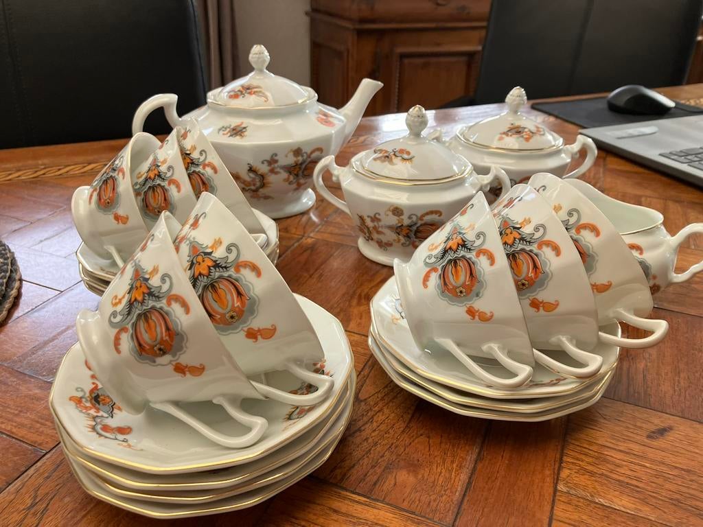 Antiek Art Deco JAMIN servies jaren’30, Antiek en Kunst, Ophalen of Verzenden