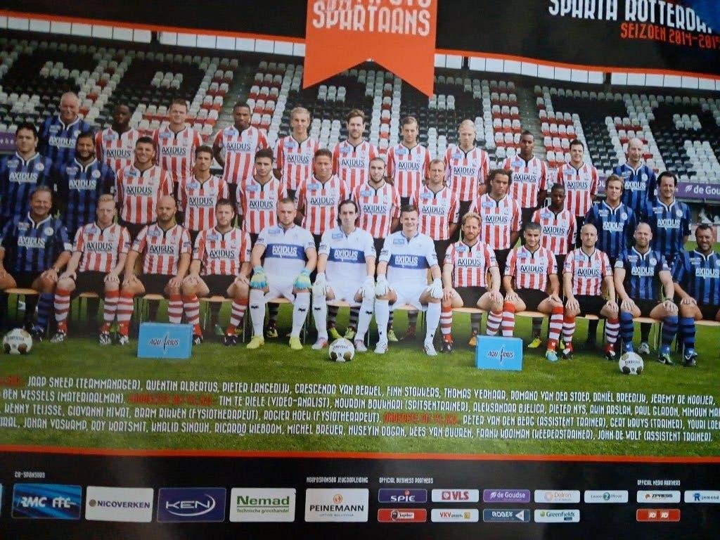 Sparra Rotterdam 2014/2015, Ophalen of Verzenden, Zo goed als nieuw, Sparta, Poster, Plaatje of Sticker
