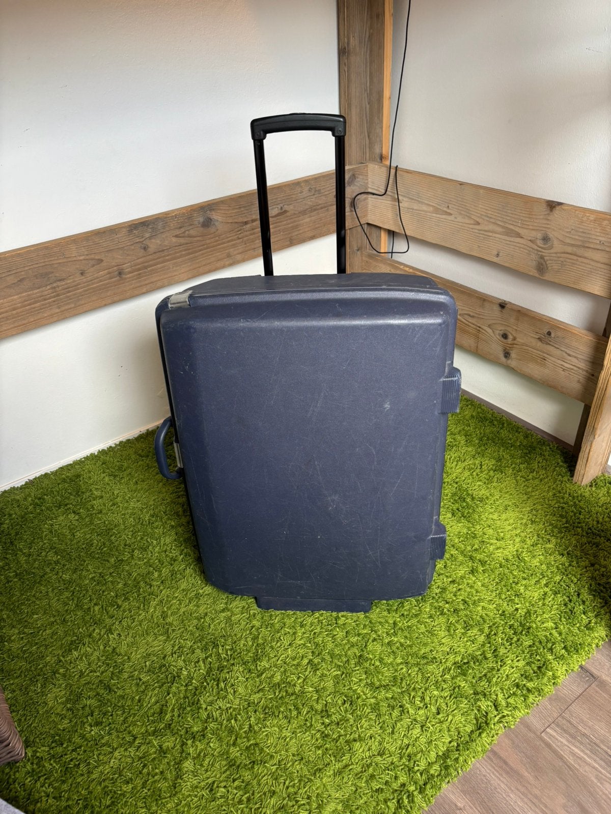 Samsonite koffer Blauw, Sieraden, Tassen en Uiterlijk, Koffers, Ophalen, Gebruikt, Hard kunststof, 45 tot 55 cm