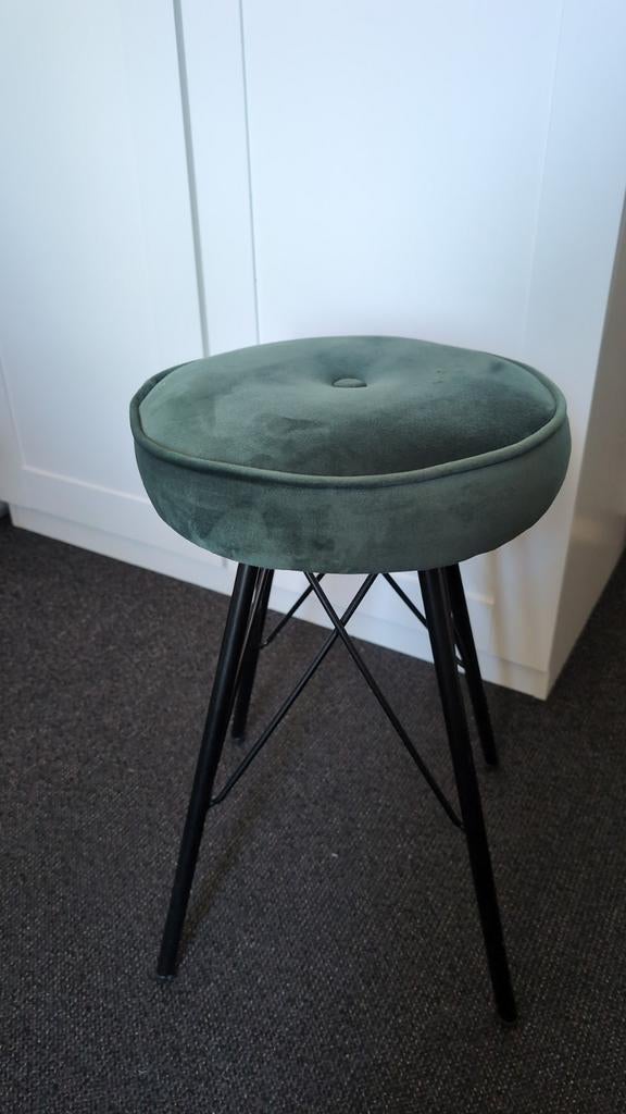 Krukje groen fluweel, Ophalen, Nieuw, Hout