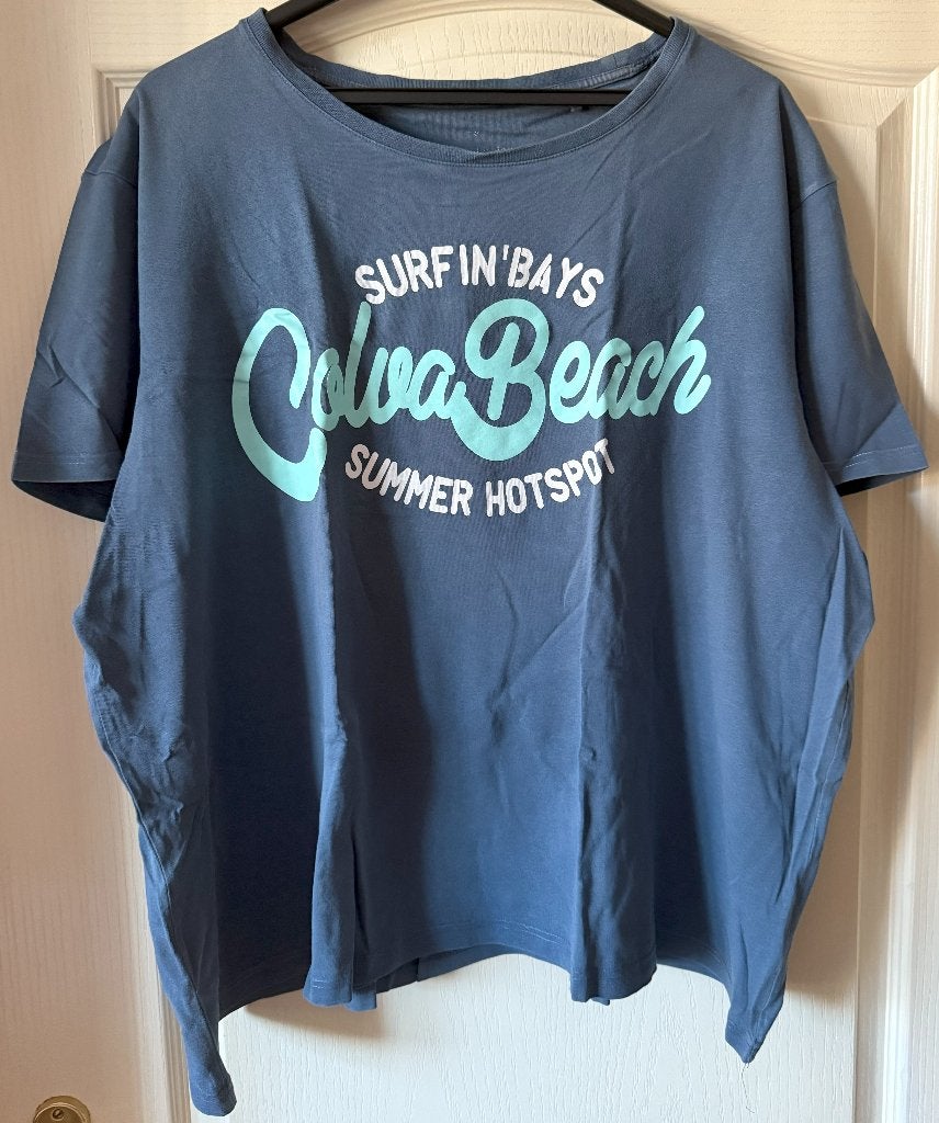 Angelo Litricio shirt blauw maat 3XL, Blauw, Angelo Litrico, Overige maten, Ophalen of Verzenden