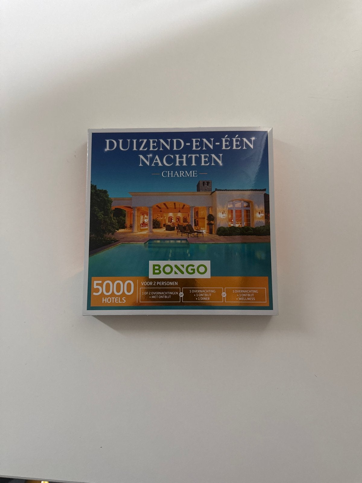 Bongo Duizend-en-één Nachten Charme hotelbon sealed, Twee personen, 1 overnachting