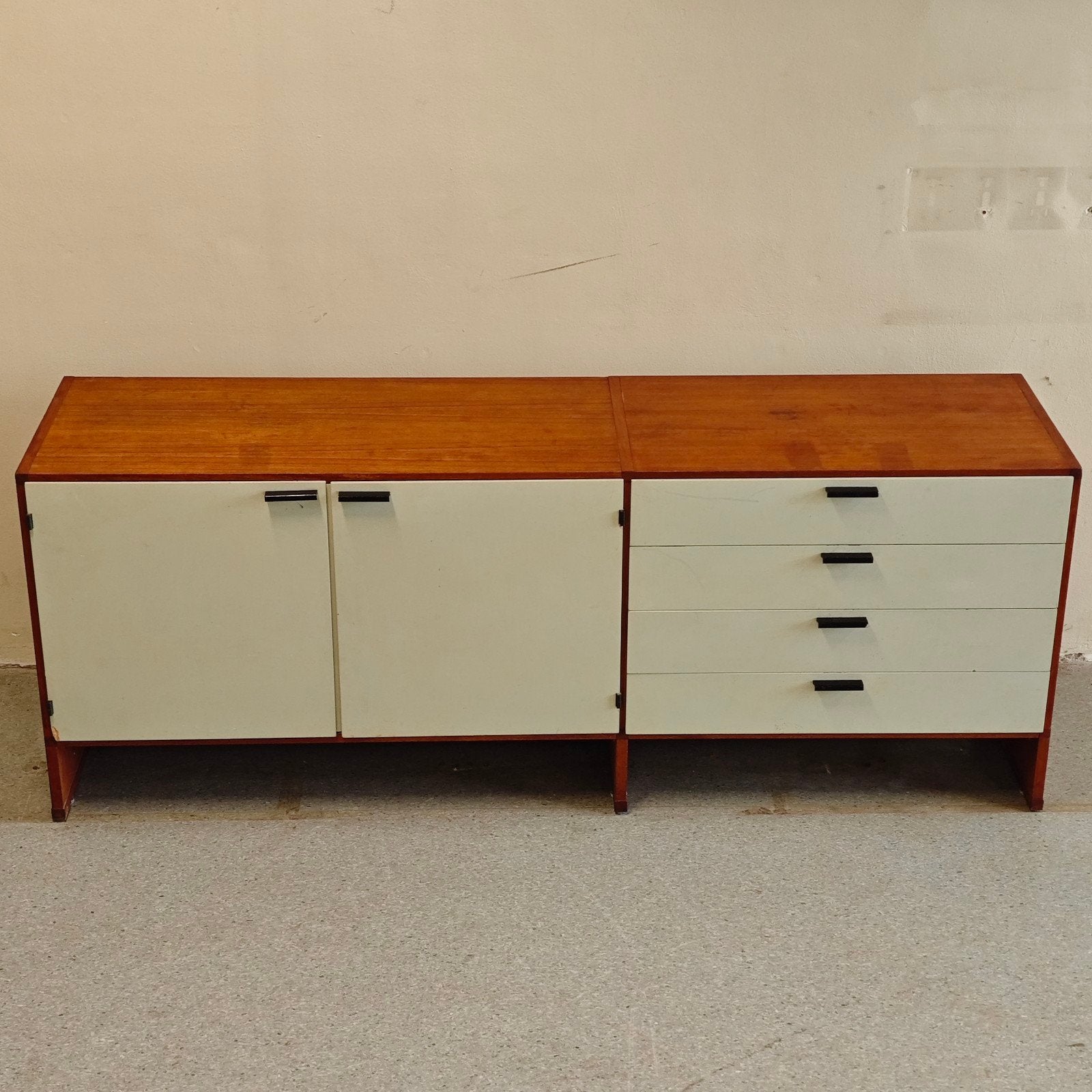 Vintage Pastoe made to measure Cees Braakman dressoir, Ophalen, Gebruikt, Pastoe, 150 tot 200 cm