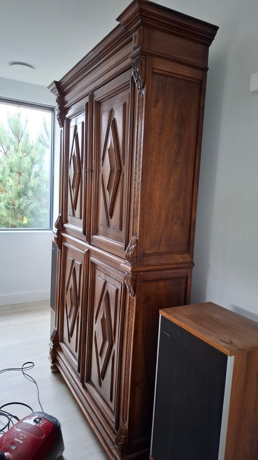Foto 4 van Slanke Ondiepe Belgische Eiken Boeken/Servies Kast
