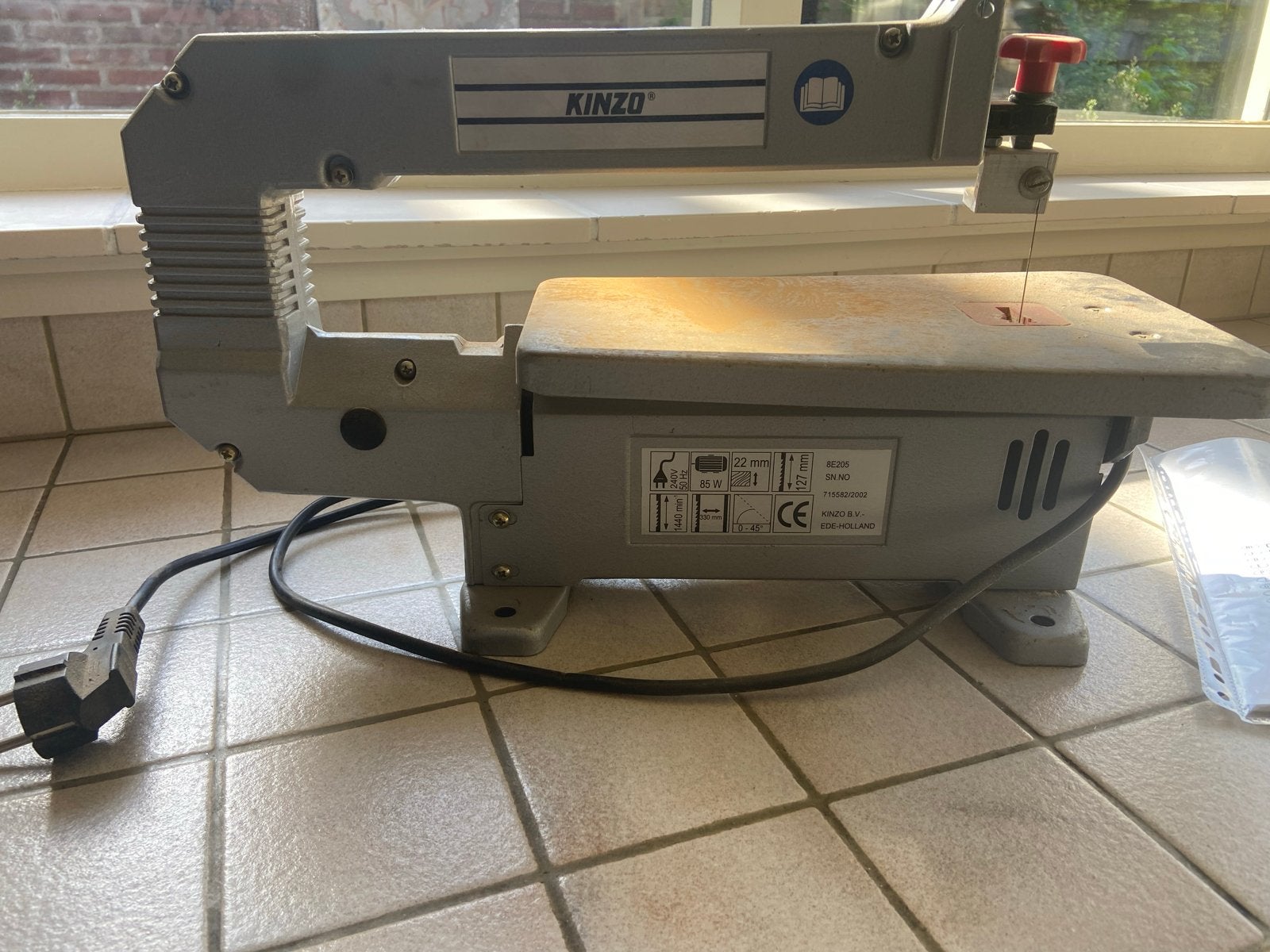 Kinzo Figuurzaagmachine - 85W - Ideaal voor Fijn Zaagwerk, Ophalen, Minder dan 30 mm, Gebruikt, Figuurzaag