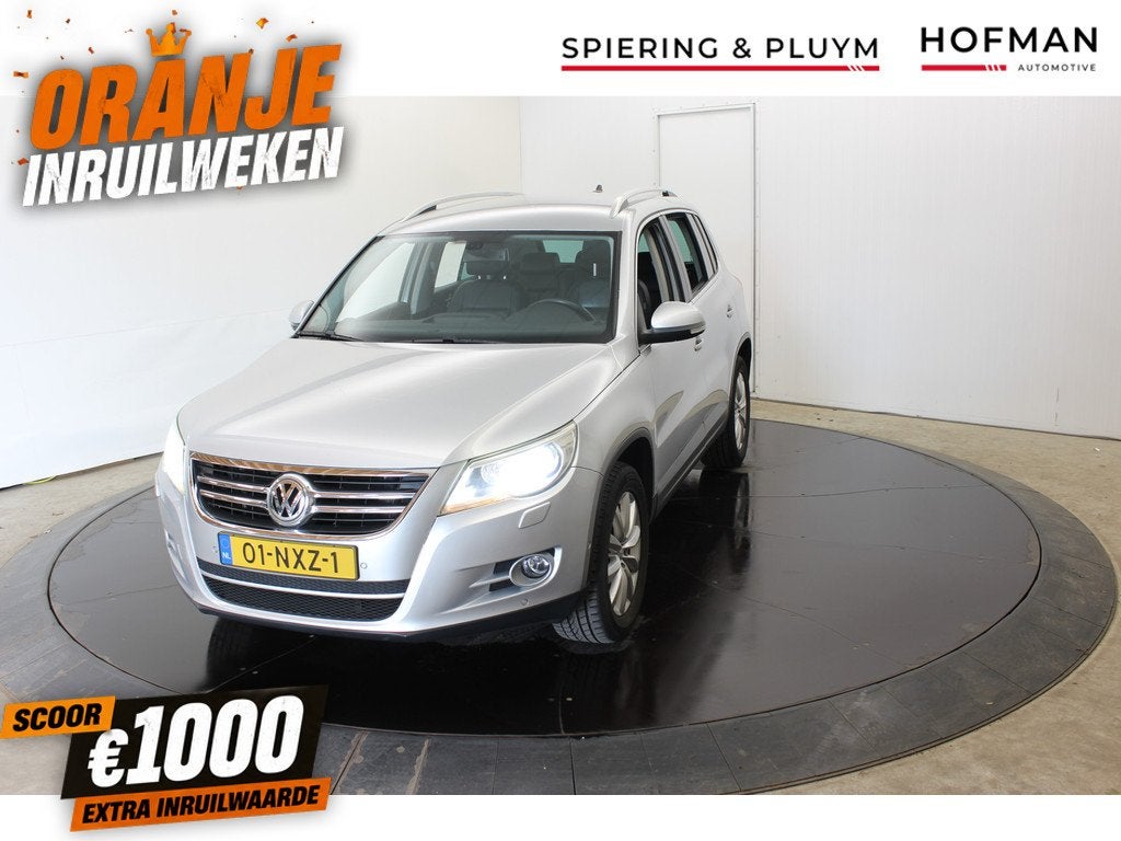 Volkswagen Tiguan 2.0 TSI Sport&Style 170PK AWD EL Trekh 220, Euro 5, Gebruikt, Zwart, 4 cilinders