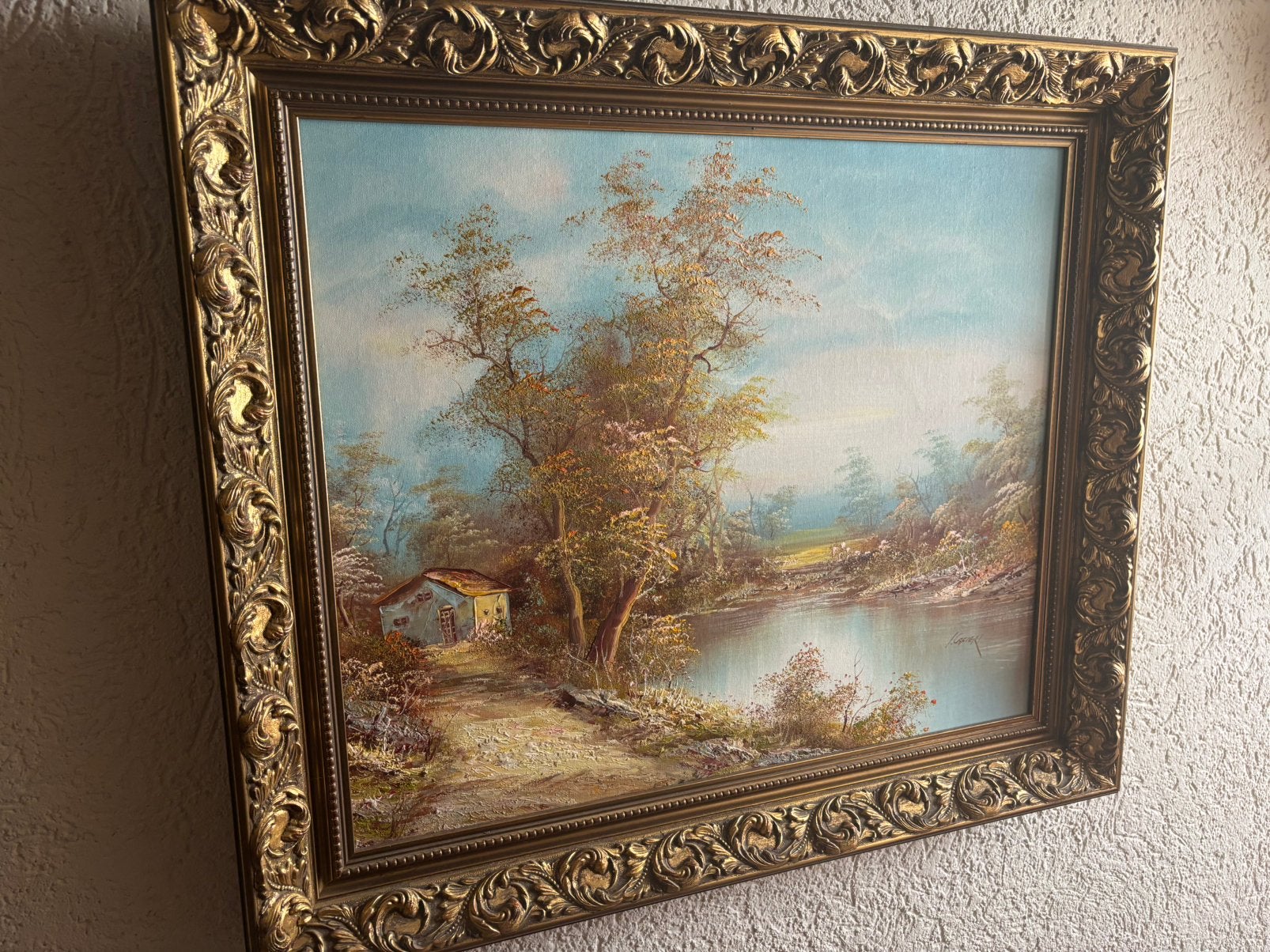 Origineel schilderij van I. Cafieri, Antiek en Kunst, Ophalen