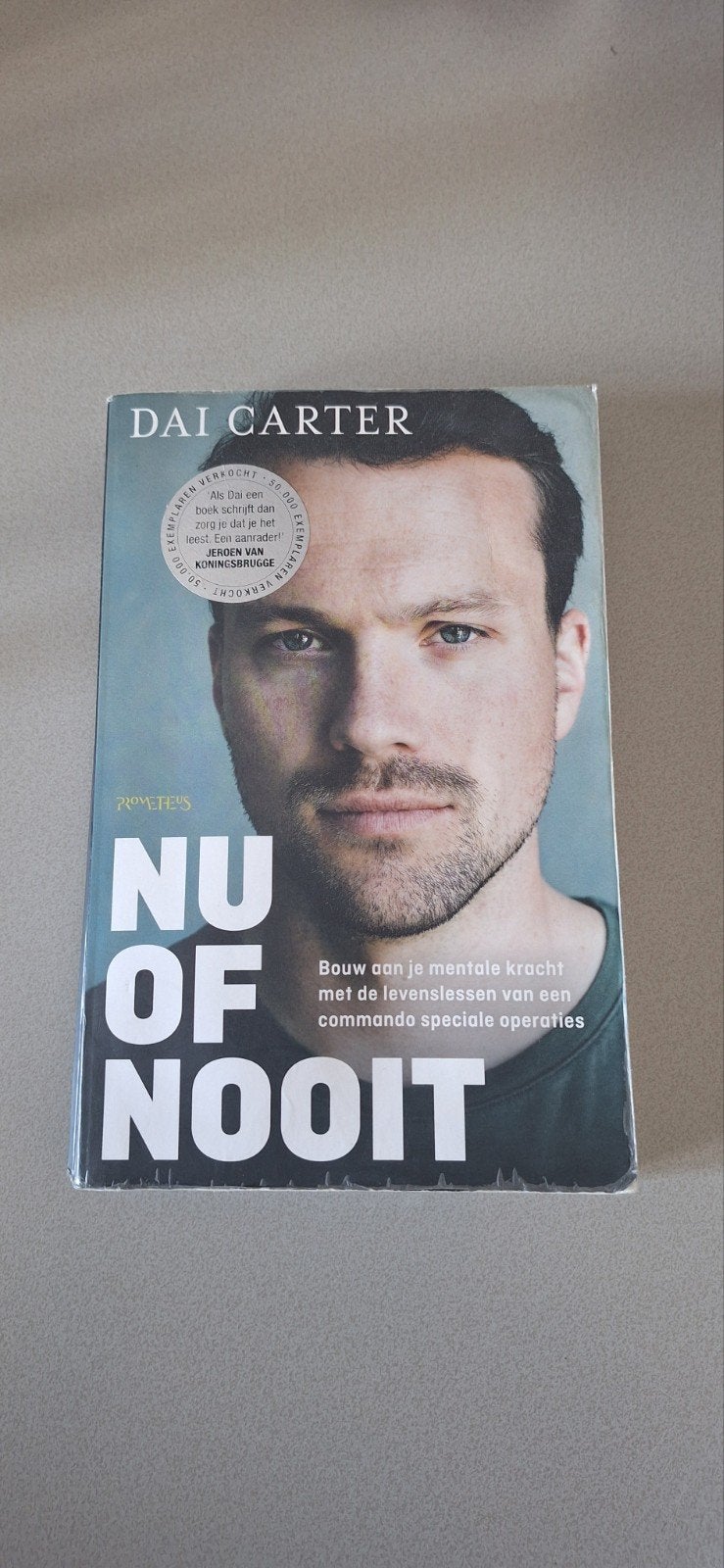 Nu of Nooit - Dai carter, Boeken, Ophalen, Zo goed als nieuw, Dai Carter, Nederland