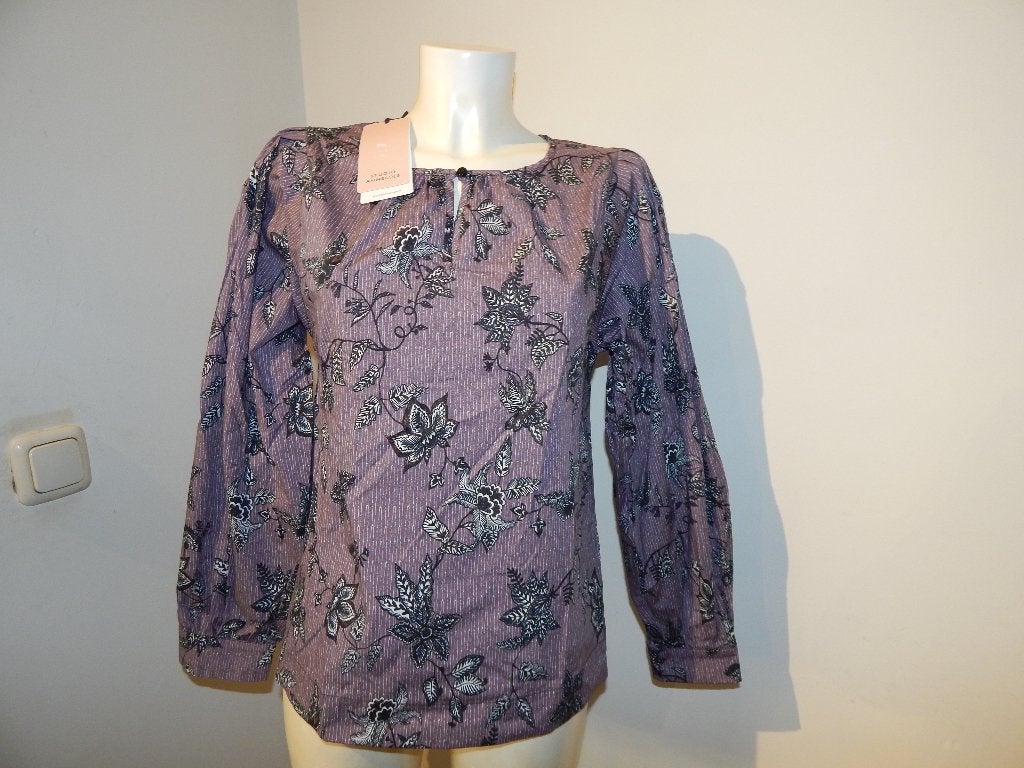 Studio Anneloes paarse blouse top bloemen Nieuw s/m, Studio Anneloes, Verzenden, Paars, Nieuw