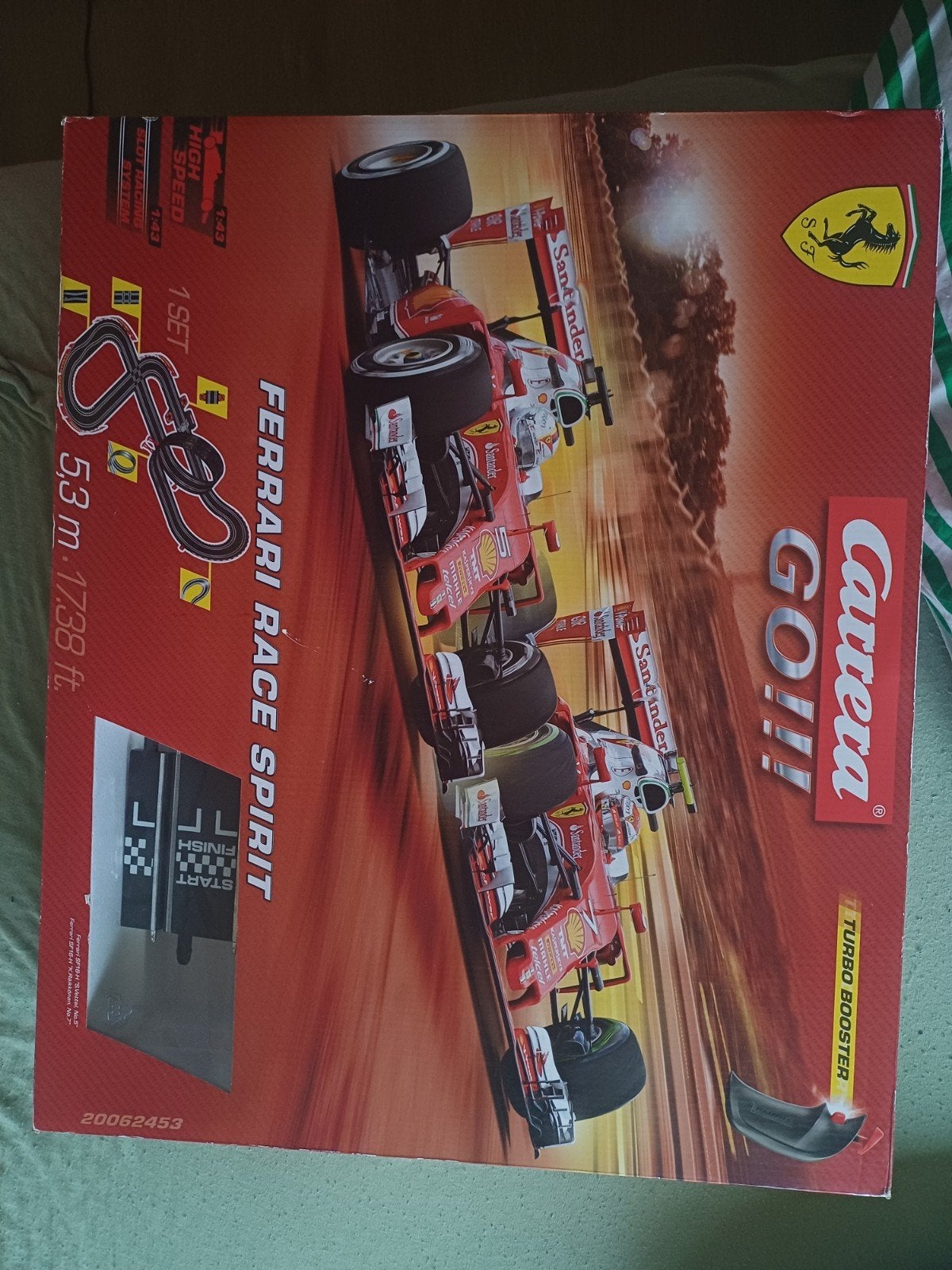 Carrera GO!!! Ferrari Race Spirit Racebaan 5.3m, Ophalen of Verzenden, Zo goed als nieuw, Elektrisch, Carrera