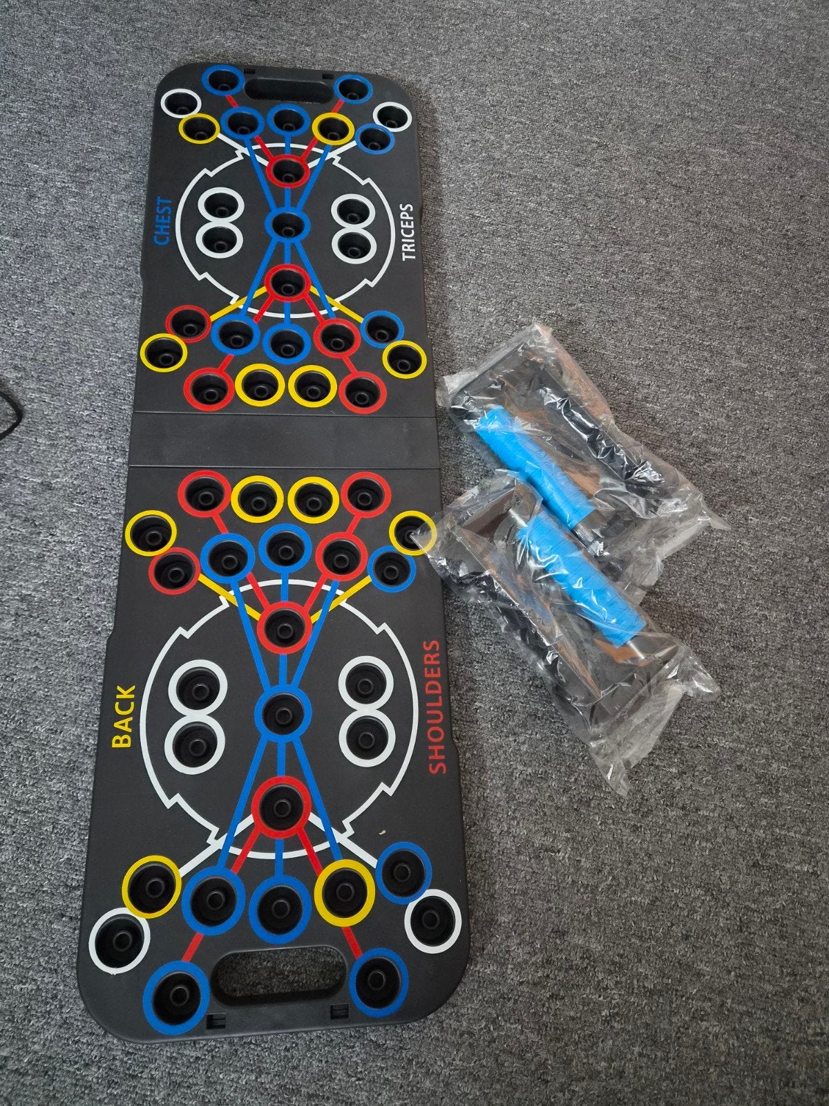 push up board + accessoires NIEUW, Sport en Fitness, Ophalen of Verzenden, Nieuw, Push-up steun