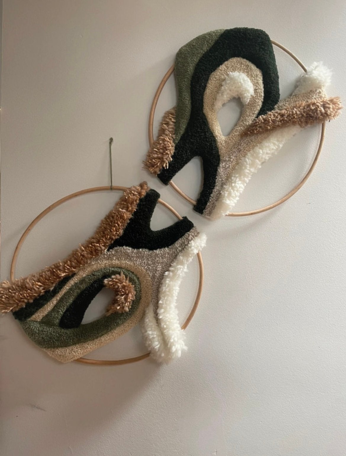 Wandkleed wol handgemaakt, 85 cm, Verzenden, Nieuw, Meerkleurig