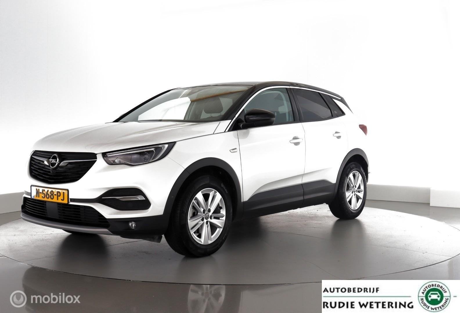 Opel Grandland X 1.2 T automaat Business Elegance leder|wint, 1199 cc, Met garantie (alle), Wit, Bedrijf