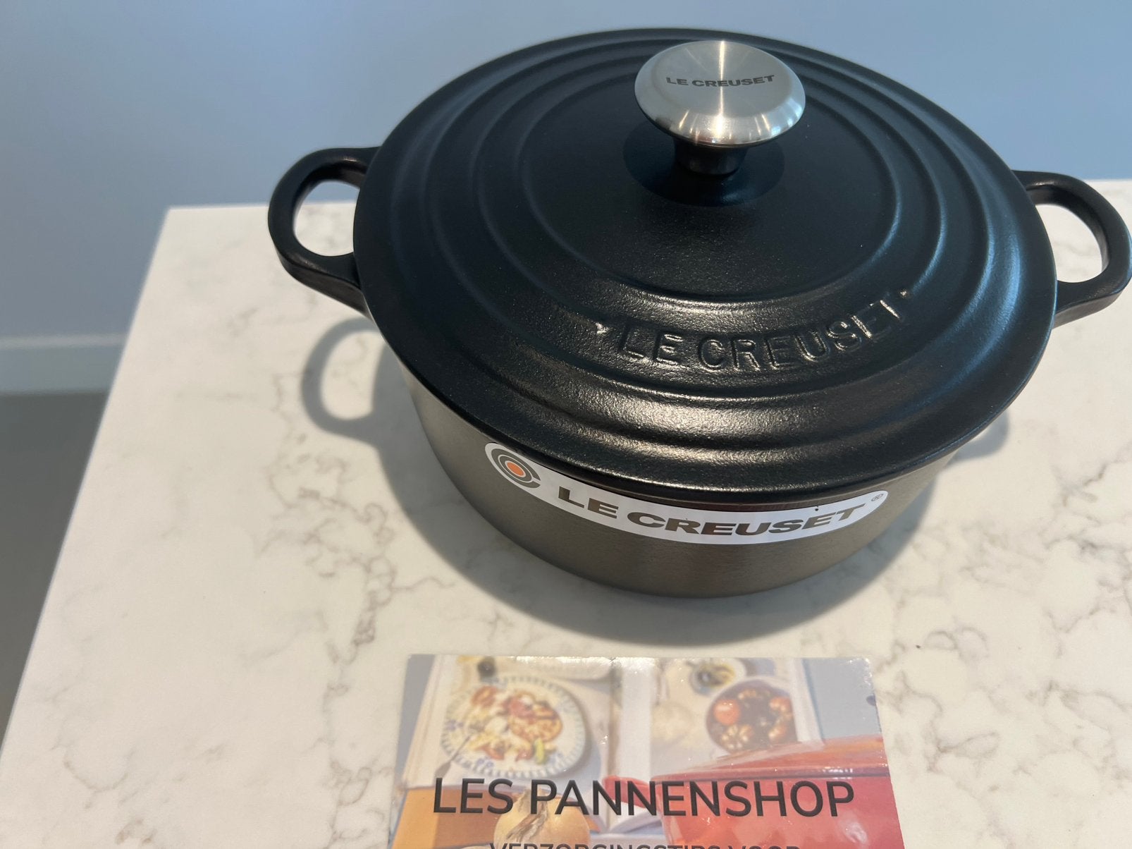 Le Creuset braadpan 20 cm geleverd in de doos, Huis en Inrichting, Keuken | Potten en Pannen, Gietijzer, Nieuw, Ophalen of Verzenden