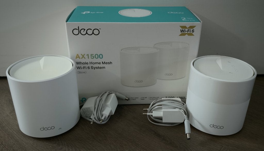 Deco AX1500 X10 Wi-Fi 6 Mesh System, Computers en Software, WiFi-versterkers, Ophalen of Verzenden, Gebruikt, TP-Link Deco