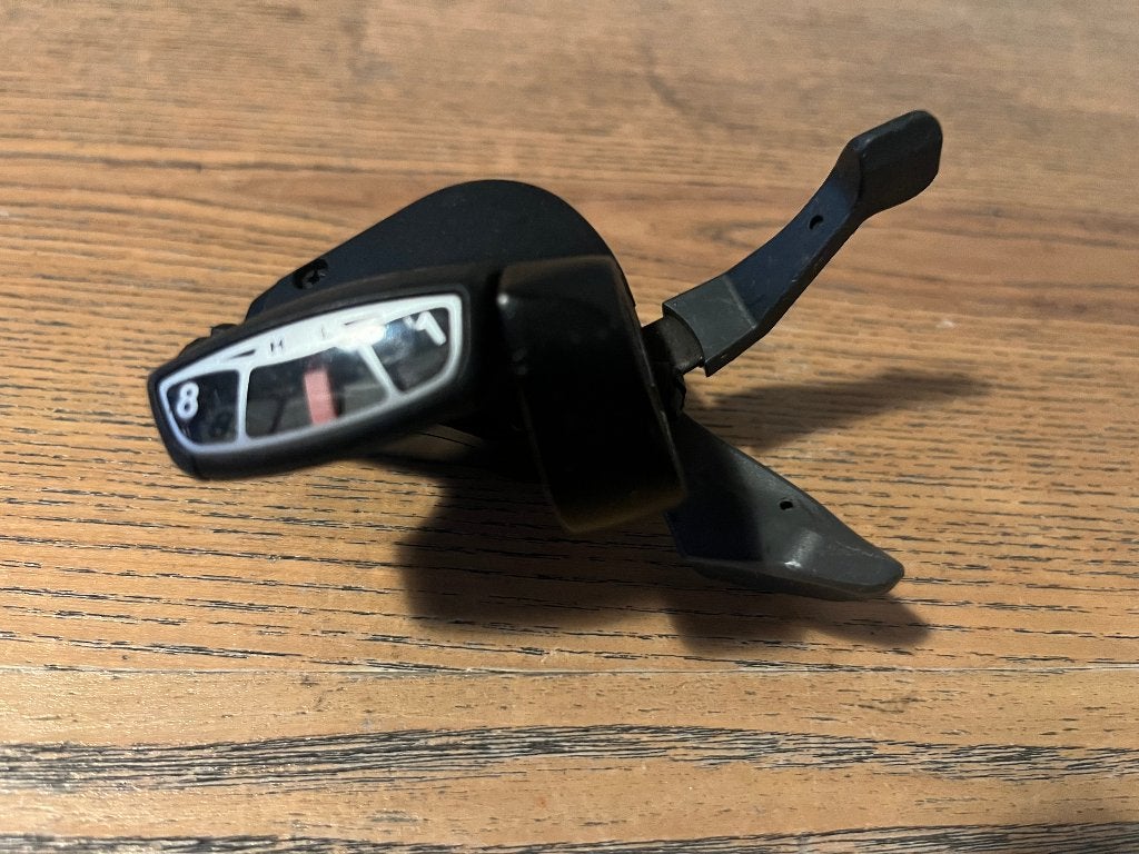 Shimano Alivio SL-M410 Rechter Shifter (8 Speed), Fietsen en Brommers, Gebruikt, Stadsfiets, Ophalen of Verzenden, Derailleur of Ketting