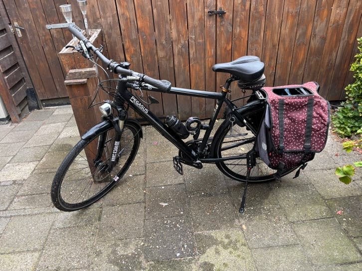Een mooie Fiets 30 versnellingen merk Pegasus, Versnellingen, Zo goed als nieuw, 61 tot 65 cm, Schijfrem