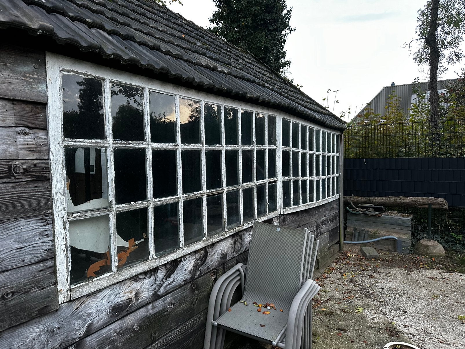 Authentieke kozijnen uit oude schuur, Ophalen, Gebruikt, Raamkozijn, 150 tot 225 cm