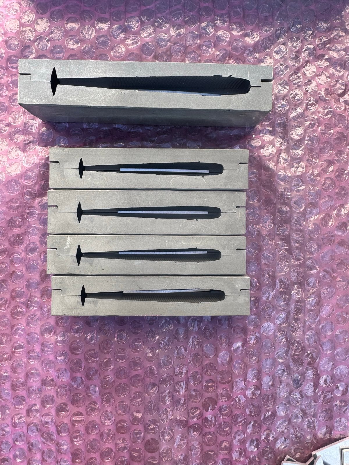 Softbait mallen Black Minnow & Fox Rage Pro, Ophalen, Zo goed als nieuw, Overige typen