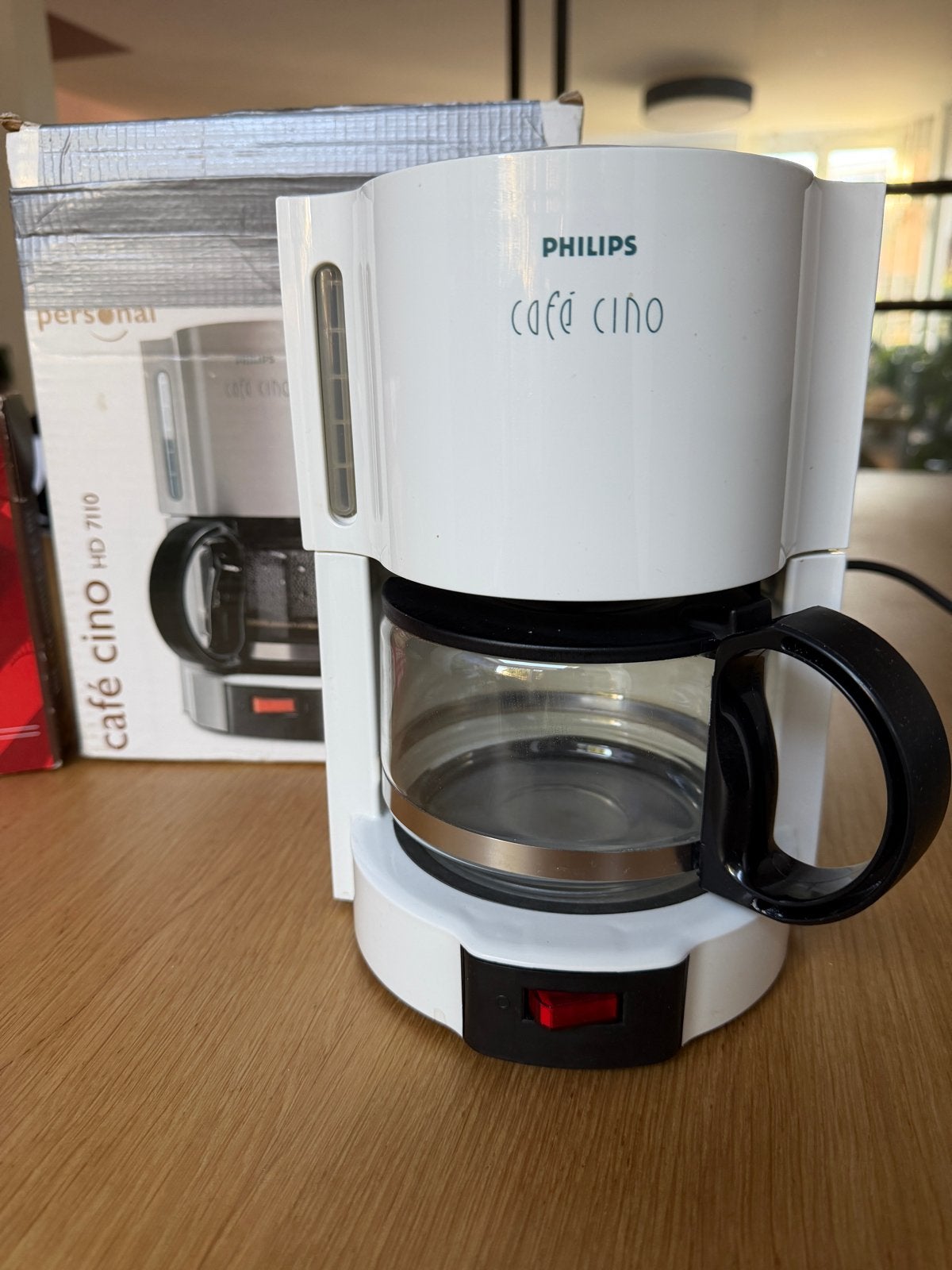 Philips Café Cino HD 7110 Koffiezetapparaat met filters, Koffiemachine, Gemalen koffie, Ophalen of Verzenden, Zo goed als nieuw
